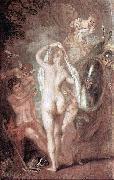 Jean-Antoine Watteau Das Urteil des Paris oil painting reproduction